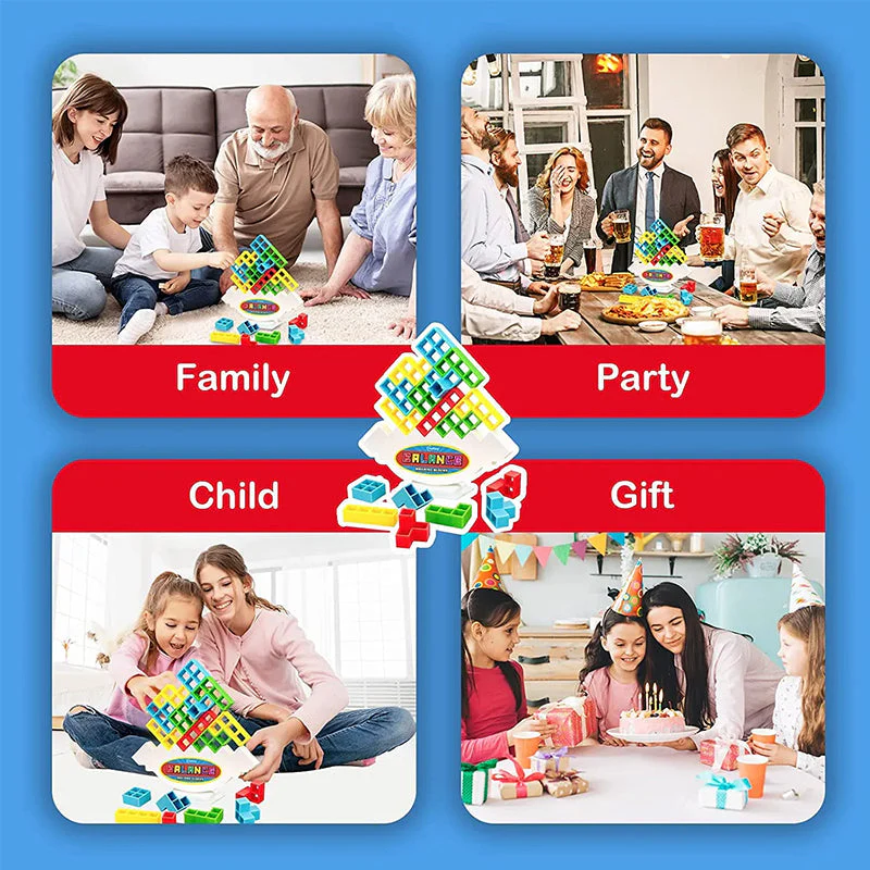 🔥👨‍👩‍👧‍👦Swing Stack Up Kids Balance Toy - Image 14
