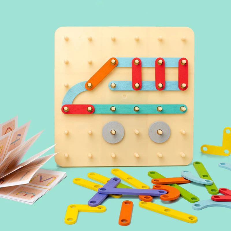 🌈💐Montessori Pegboard Puzzle💐 - Image 6