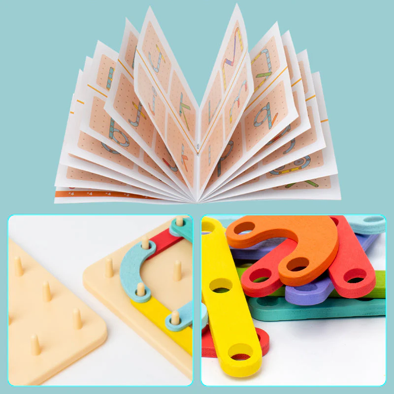 🌈💐Montessori Pegboard Puzzle💐 - Image 8
