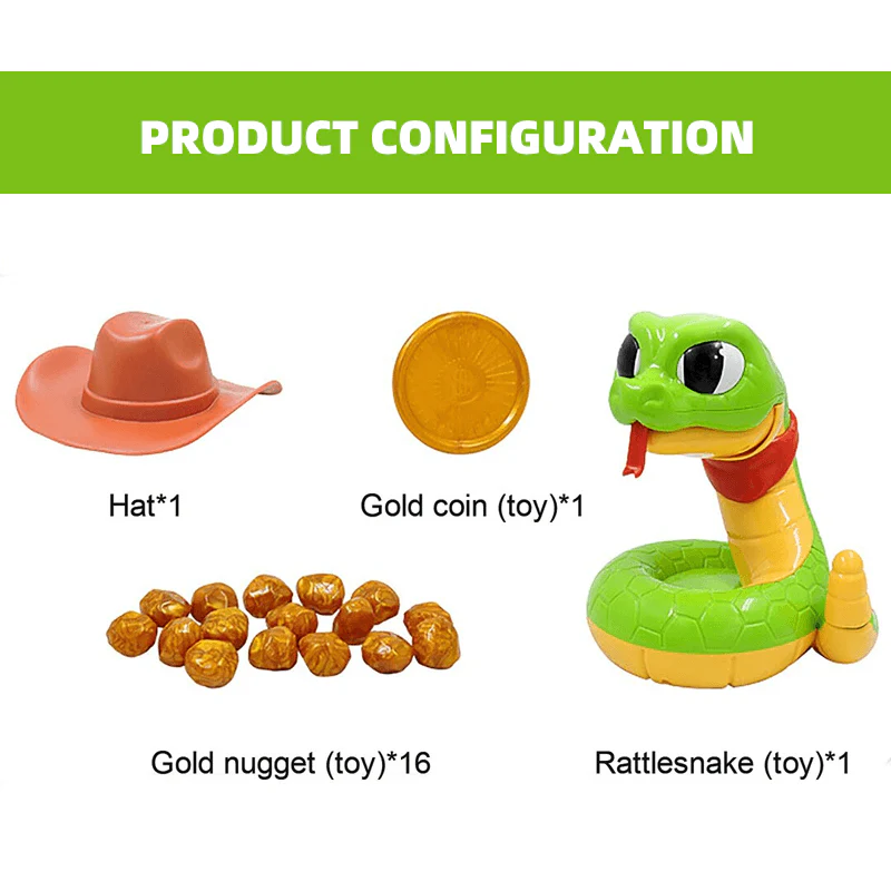 🐍Hungry Rattle Snake Gold Digger Board Game - Image 8