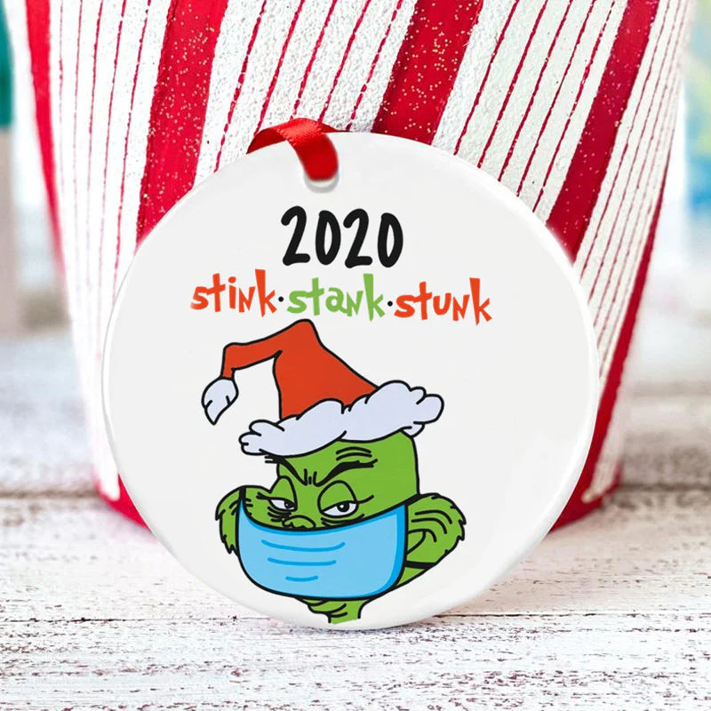 2020 Stink Stank Stunk Christmas Ornament - Image 6