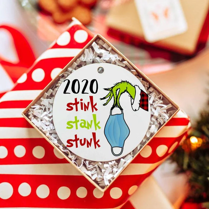 2020 Stink Stank Stunk Christmas Ornament - Image 7