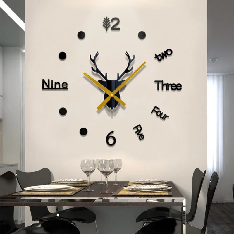 3D Creative Acrylic Hanging Clock - Image 2