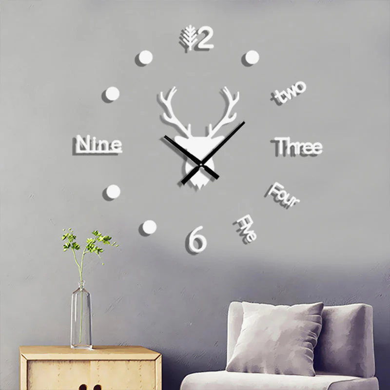 3D Creative Acrylic Hanging Clock - Image 3