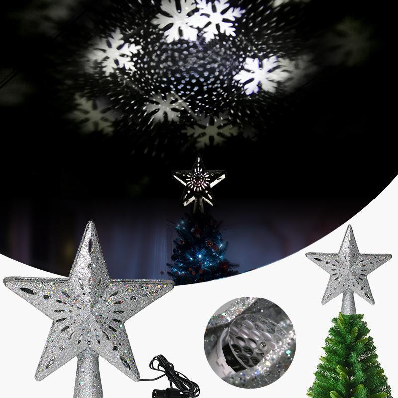 3D Hollow Gold Star Christmas Tree Topper - Image 4