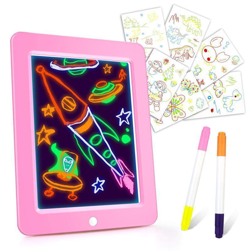 3D LED Luminous Magic Drawing Pad Toys - Image 3
