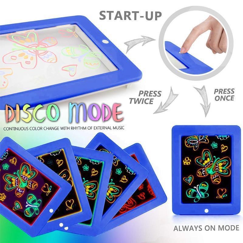 3D LED Luminous Magic Drawing Pad Toys - Image 8