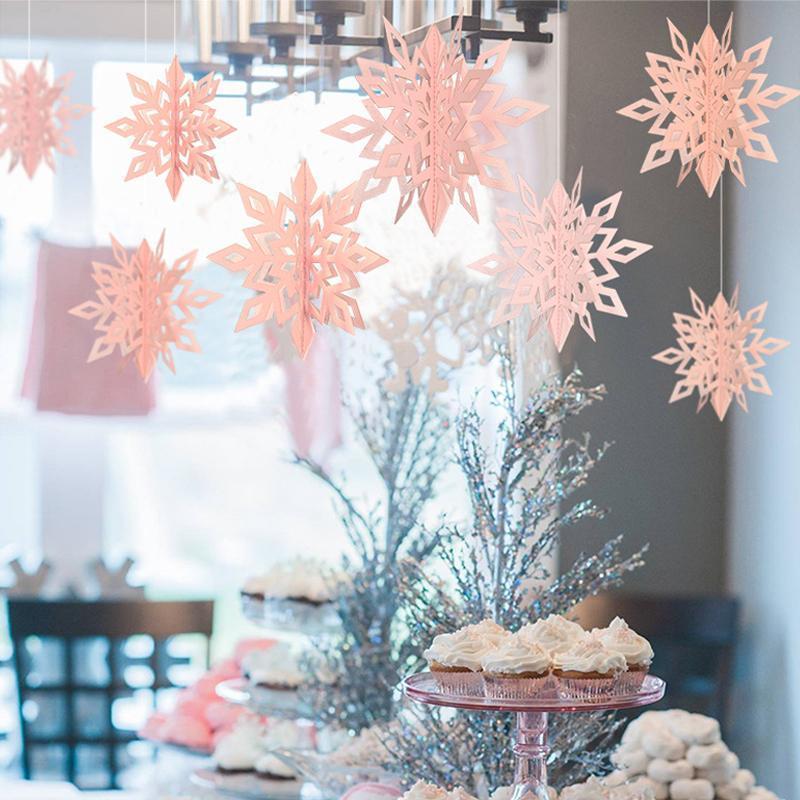 3D Snowflake Decorations (6/12 PCs) - Image 14