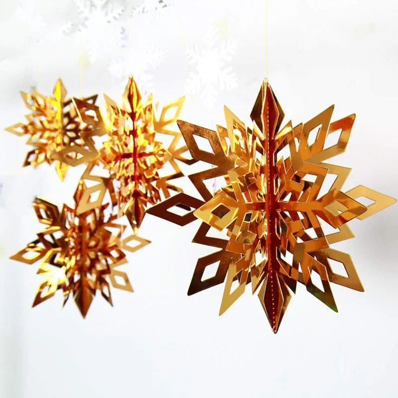 3D Snowflake Decorations (6/12 PCs) - Image 21