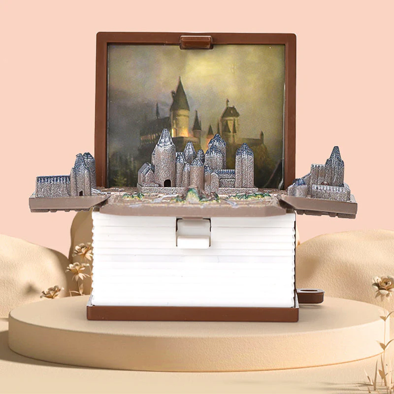 3D Stereoscopic Book Folding Pop-Up Book Keychain - Image 5