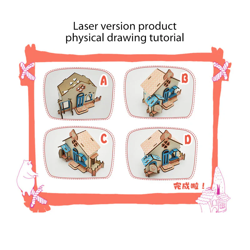 3D Wood Architecture Puzzle - Image 8