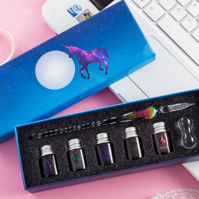Calligraphy Pen Set with Ink and Pen Holder - Image 12
