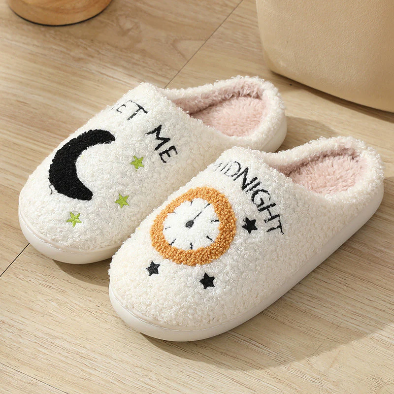 Cartoon Print Plush Slippers - Image 16