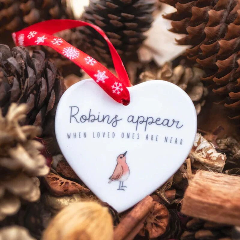 Ceramic Heart Hanging Ornament - Image 5
