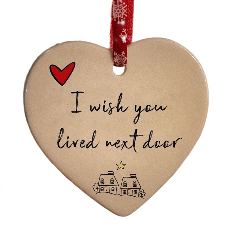 Ceramic Heart Hanging Ornament - Image 9