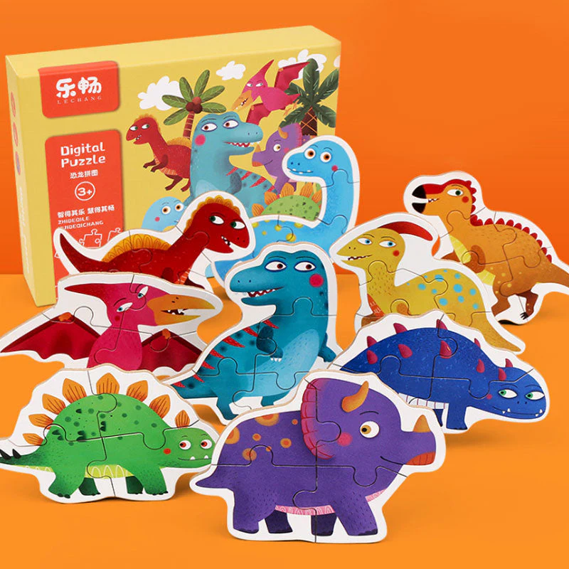 Children Education Wood Puzzle Set - Image 8