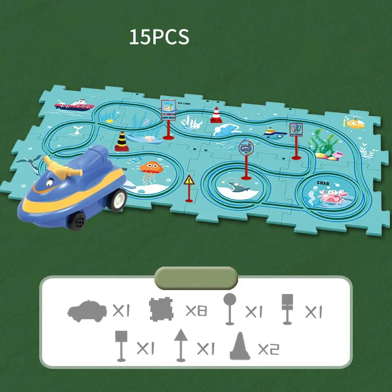 🧩Children's Educational Puzzle Track Car Play Set🧩 - Image 24