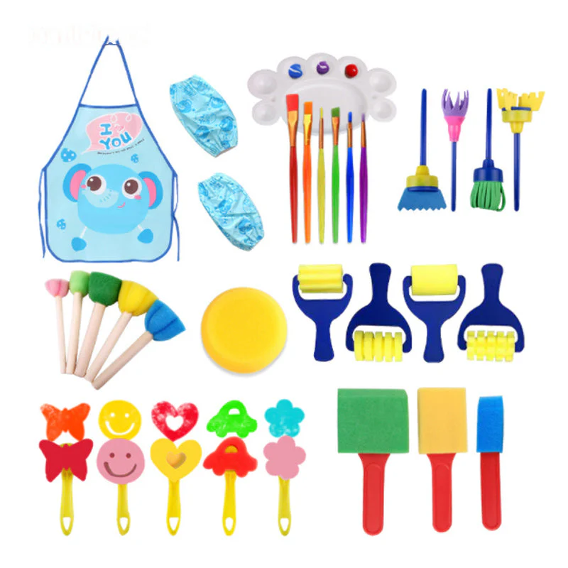Children's Sponge Painting Tool Set - Image 3