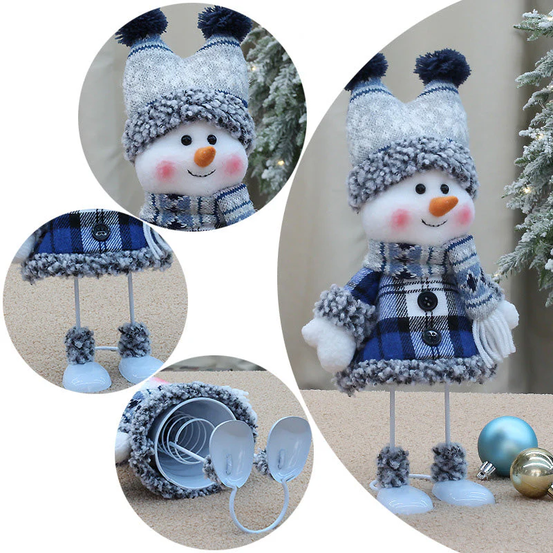 Christmas Blue New Fabric Doll - Image 8