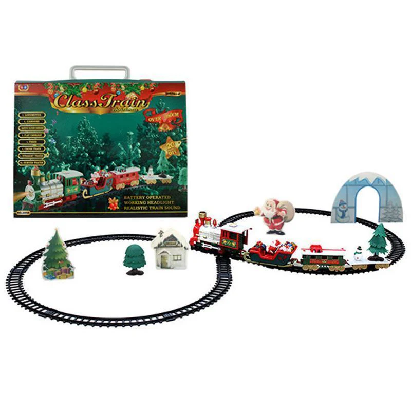 Christmas Electric Rail Car Train Toy - Image 11
