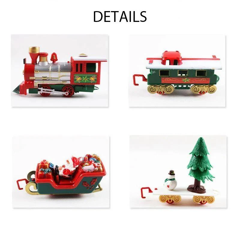 Christmas Electric Rail Car Train Toy - Image 4