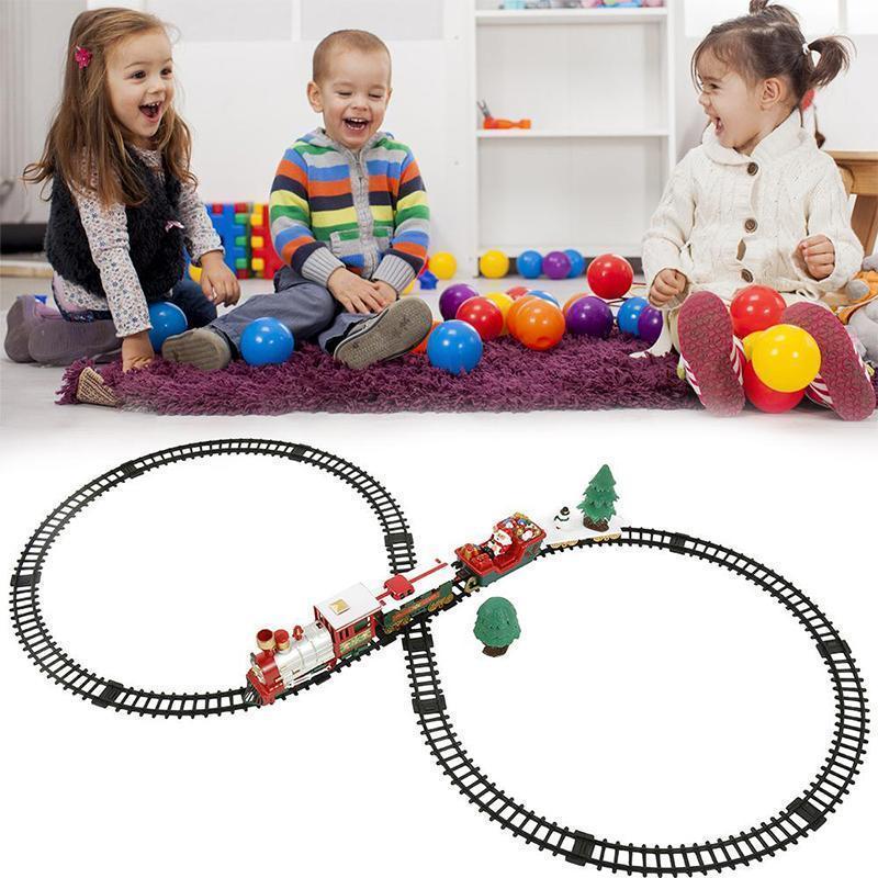 Christmas Electric Rail Car Train Toy - Image 9