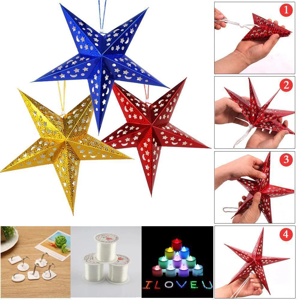 Christmas Good Idea Bling Bling Shining Star - Image 4