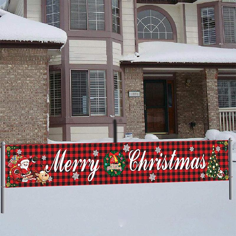 Christmas Outdoor Banner Flag Pulling - Image 2
