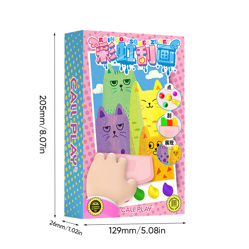 Creative Rainbow Scratch Art Postcard Set for Kids - Image 12