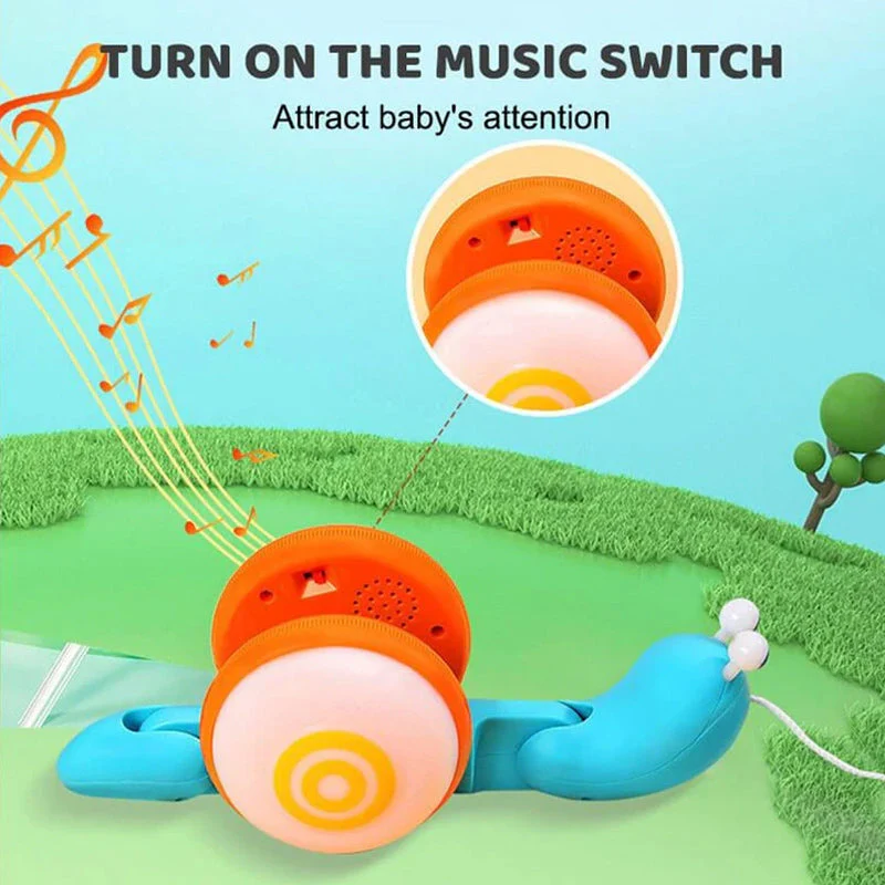 Cute Push Pull String Snail Toy For Toddler Kids Boys Girls - Image 4