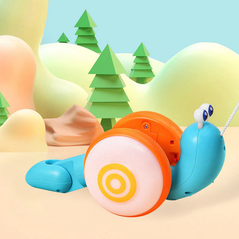 Cute Push Pull String Snail Toy For Toddler Kids Boys Girls - Image 7