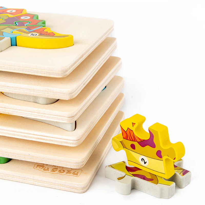 Dinosaur 3D Wooden Jigsaw - Image 4