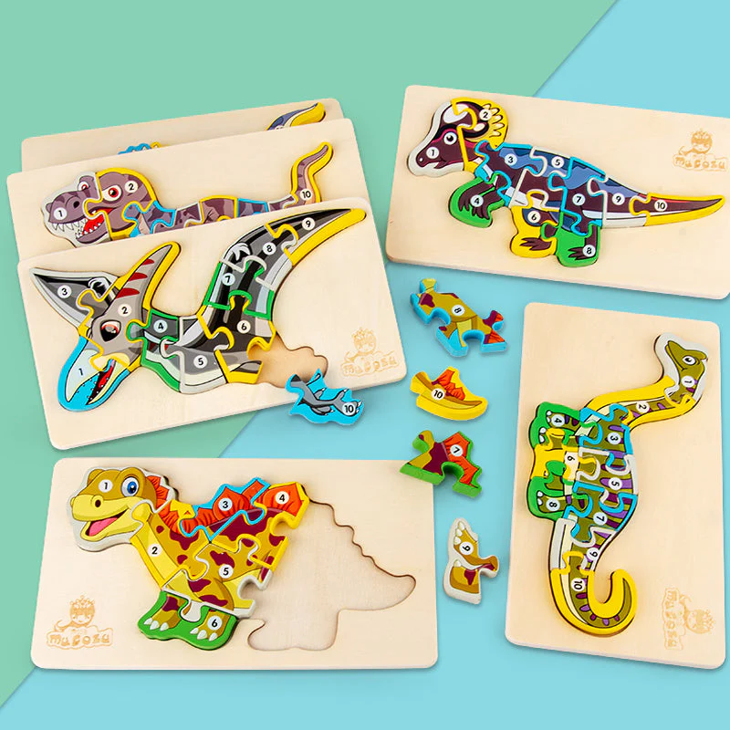 Dinosaur 3D Wooden Jigsaw - Image 6