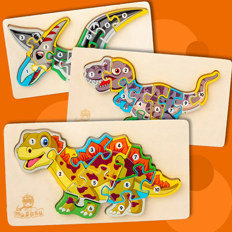 Dinosaur 3D Wooden Jigsaw - Image 9