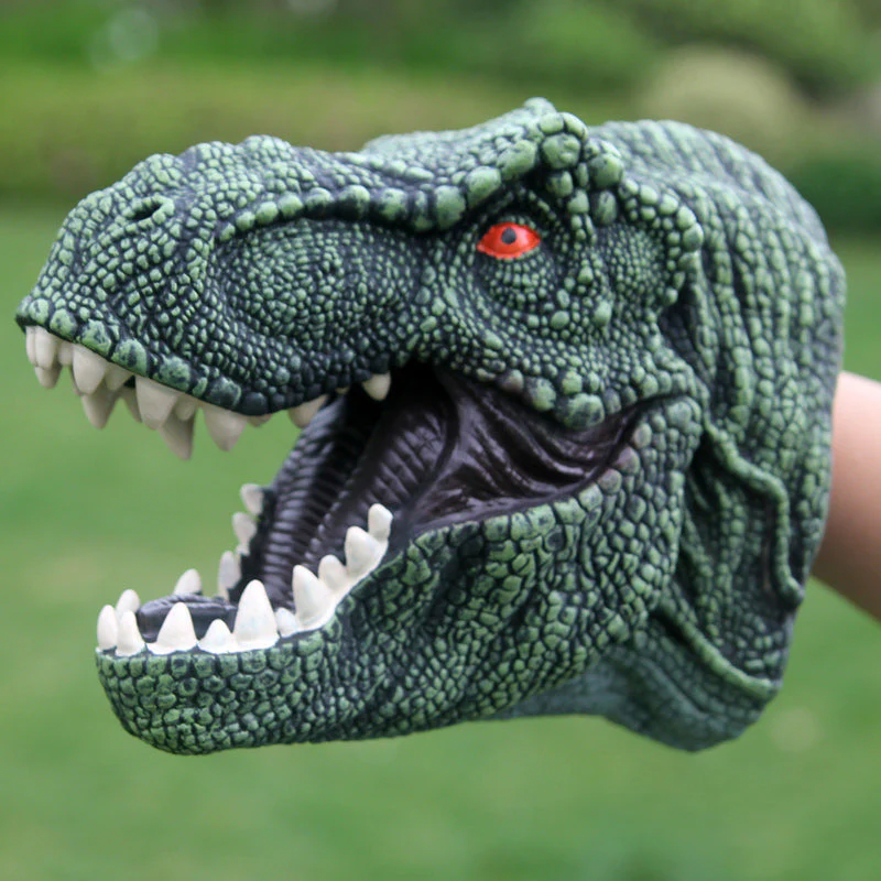 Dinosaur Hand Puppet Gloves - Image 6