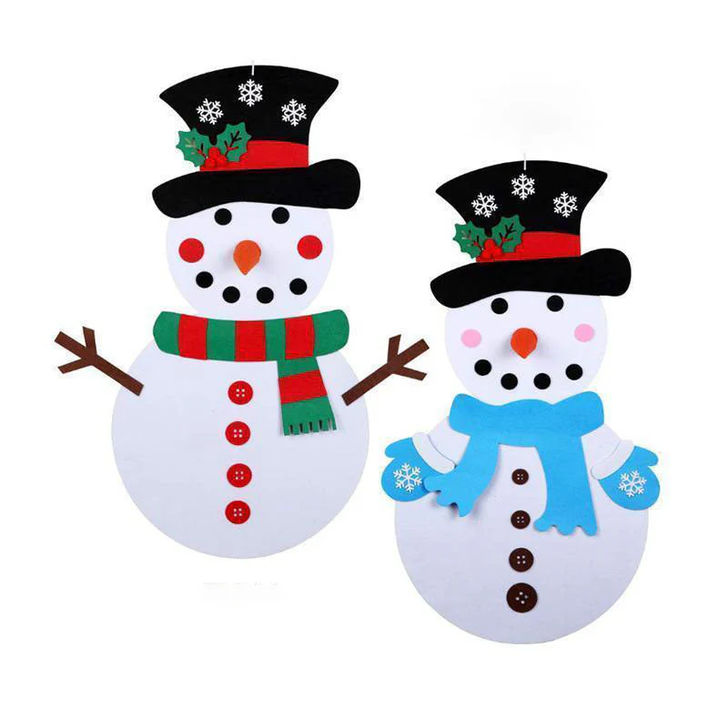 DIY Felt Christmas Snowman Set - Image 10