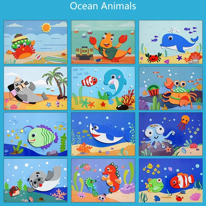 DIY Kids Animal Handmade Stickers - Image 19