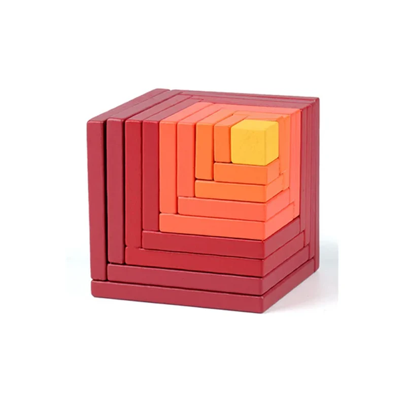 DIY Wooden Rainbow Block Toys - Image 8