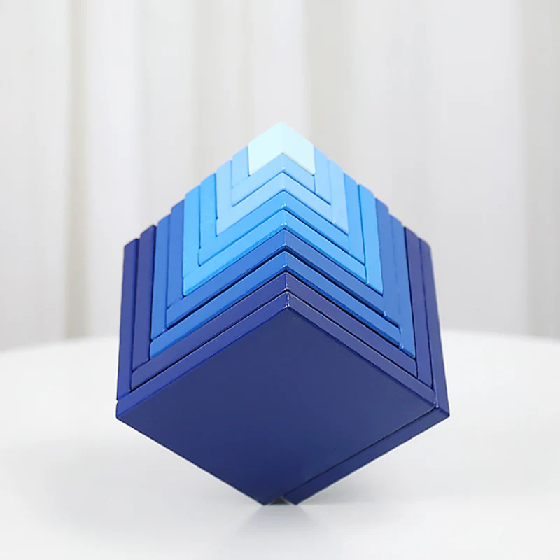 DIY Wooden Rainbow Block Toys - Image 9