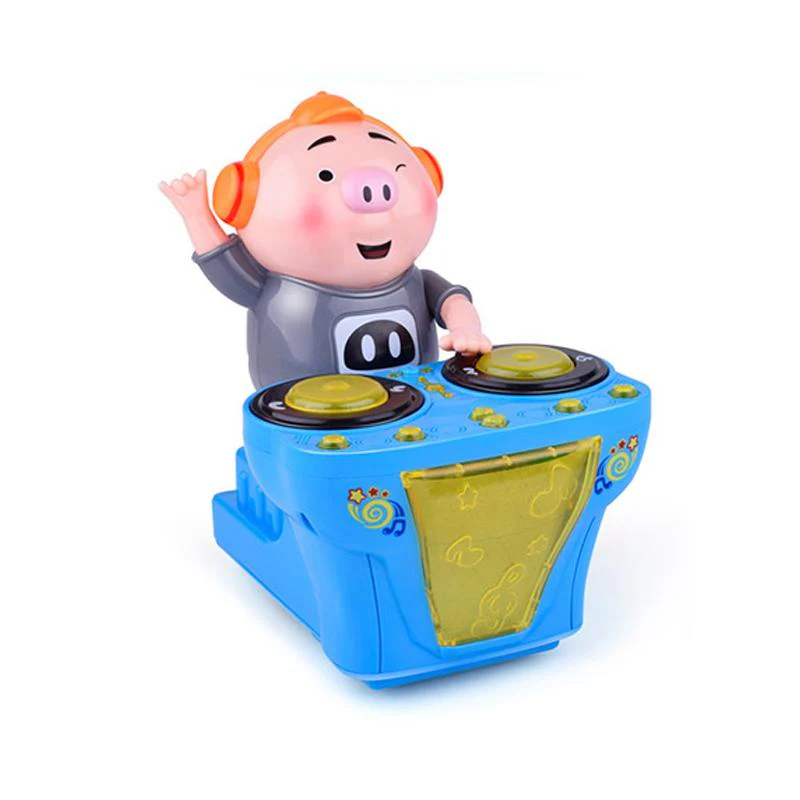 DJ swinging discs pig music electric dancing pigs - Image 2