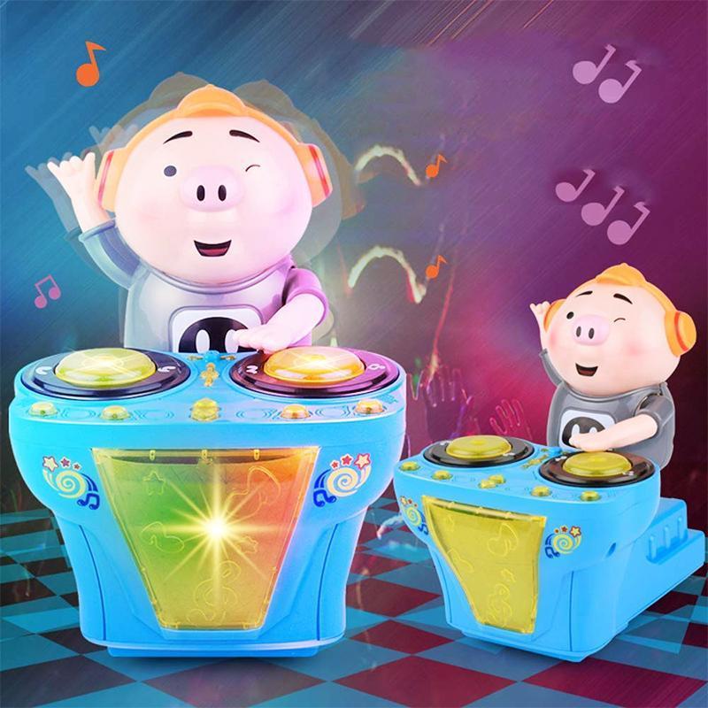 DJ swinging discs pig music electric dancing pigs - Image 3