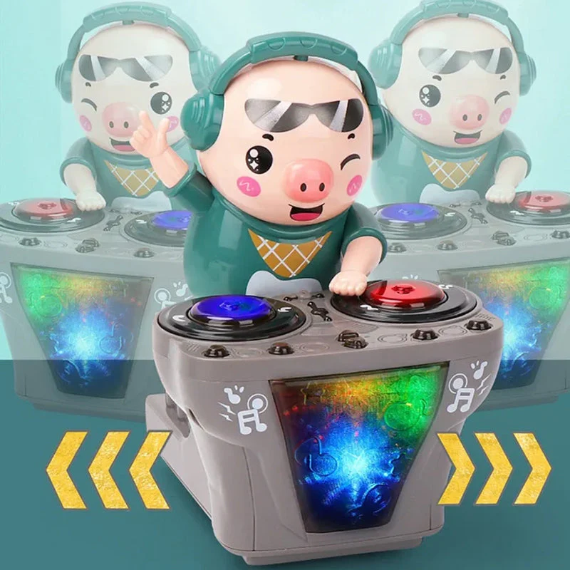 DJ Swinging Piggy Toy - Image 4