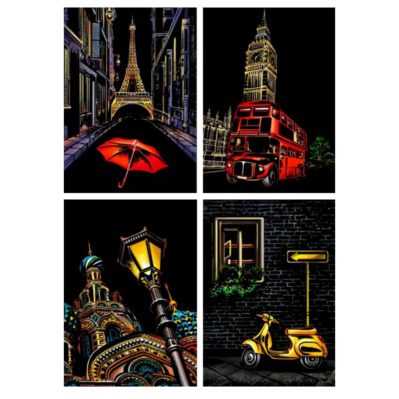 Dream Castle Scratch Painting Kit - Image 11