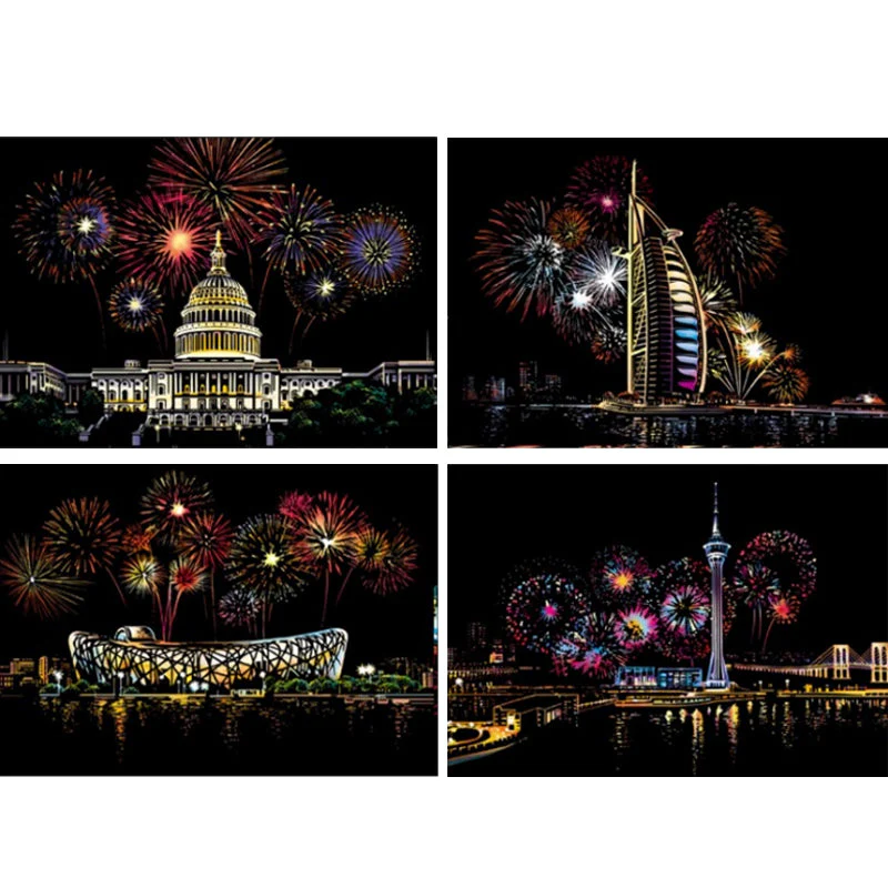Dream Castle Scratch Painting Kit - Image 13