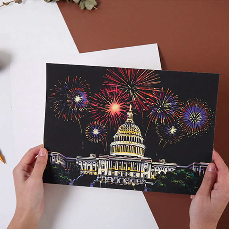 Dream Castle Scratch Painting Kit - Image 6