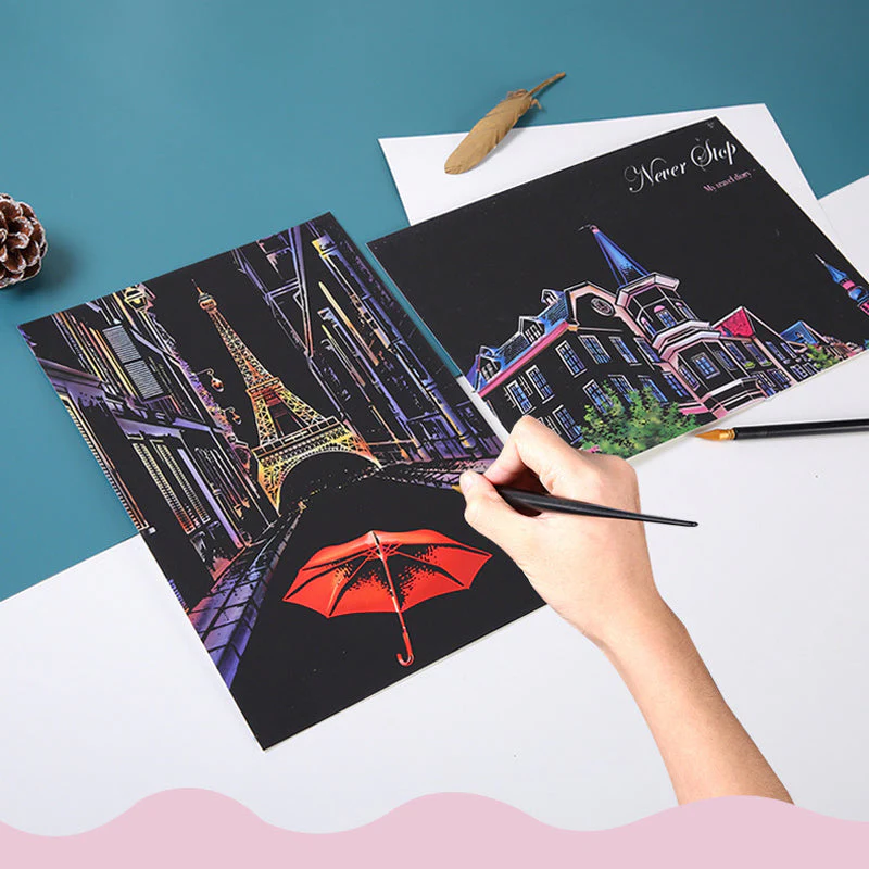 Dream Castle Scratch Painting Kit - Image 9