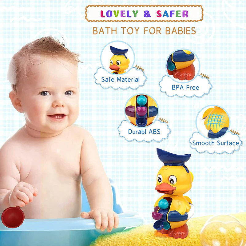 Duck Waterwheel Bath Toys - Image 6