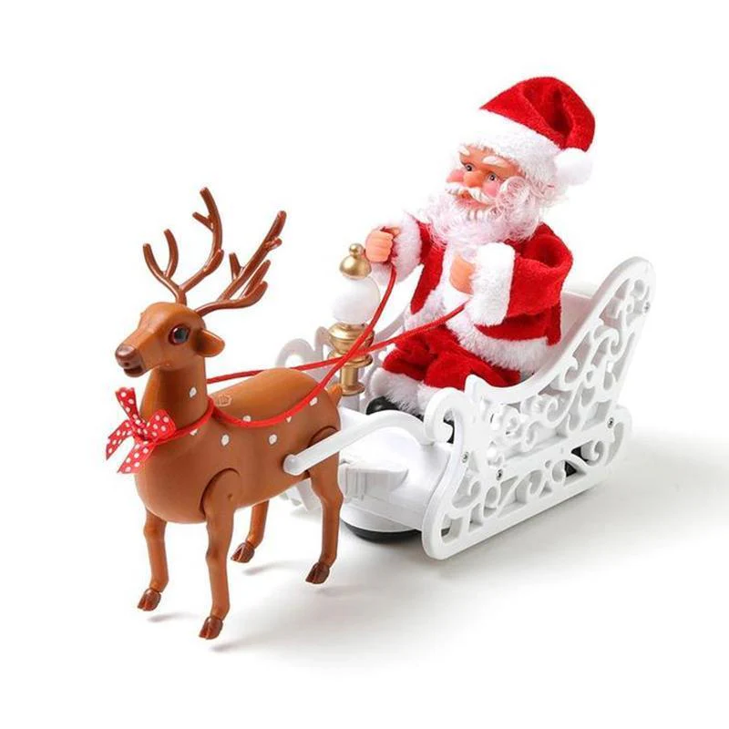 Electric Santa Claus Toys Music Deer - Image 2