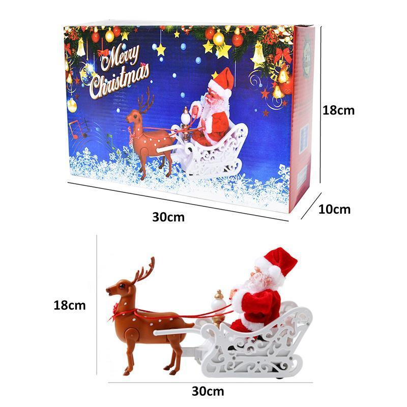 Electric Santa Claus Toys Music Deer - Image 4