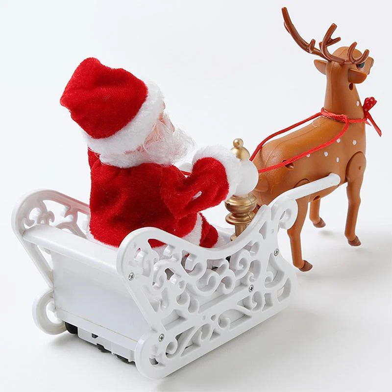 Electric Santa Claus Toys Music Deer - Image 5